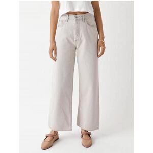 Agolde Women's Wide Leg Jeans in Soft Gray